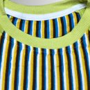 Boys Casual Summer Outfit Set-Striped T-Shirt and Denim Shorts