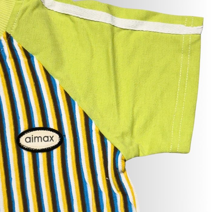 Boys Casual Summer Outfit Set-Striped T-Shirt and Denim Shorts - Image 3
