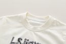Boys Printed White Shirt with Shorts