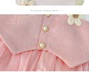 Girl Flower Dress  with Long Sleeves