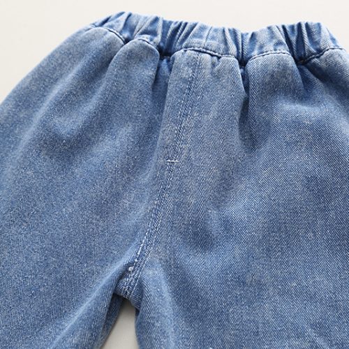 Boys’ Denim and Cotton Set – Jacket and Jogger Pants
