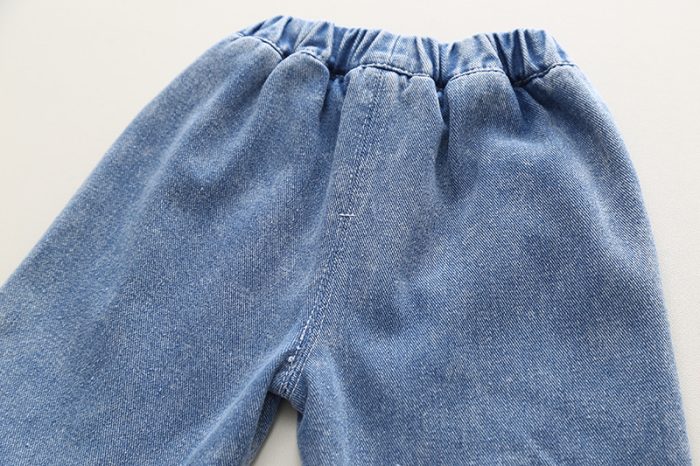 Boys’ Denim and Cotton Set – Jacket and Jogger Pants - Image 3