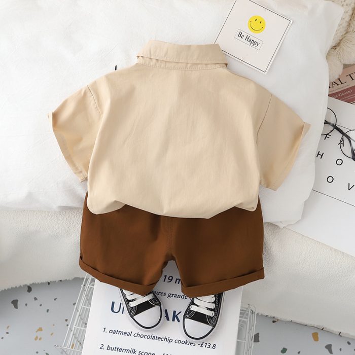 Boys two piece shirt Pant with Dinosaur Print - Image 5