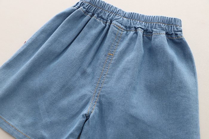 Boys’ Solid Denim Blue Shirts with Denim Pant - Image 2