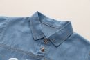 Boys’ Solid Denim Blue Shirts with Denim Pant