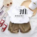 Boys collared  White T-shirt with shorts