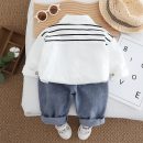 Baby Boy Shirt and Jeans set-Trendy 2-Piece Outfit for (2-6Y)