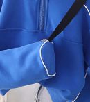 Unisex Blue cord set for boys and girls with sling bag