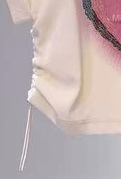 Ellenber Girls Party Wear Top & Denim Skirt Set | White Heart Print T-Shirt with Stylish Bow Pleated Skirt | Kids Birthday & Casual Outfit - Image 3